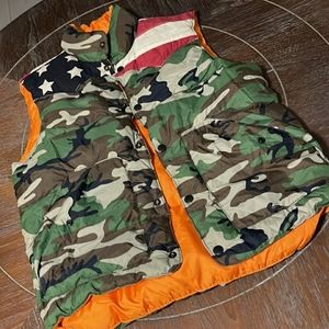 NWOT Denim & Supply Ralph Lauren Reversible Vest